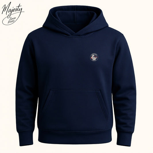 هودي كحلي مخصص-موج البحر | Custom Navy blue Hoodie-Waves