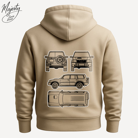 هودي بيج مخصص | Custom Beige Hoodie