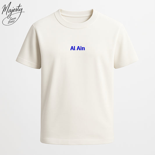 تيشيرت أبيض فاتح العين | Off-White T-Shirt Al Ain