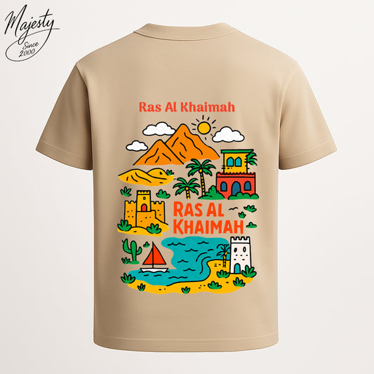 تيشيرت بيج رأس الخيمة | Beige T-Shirt RAK