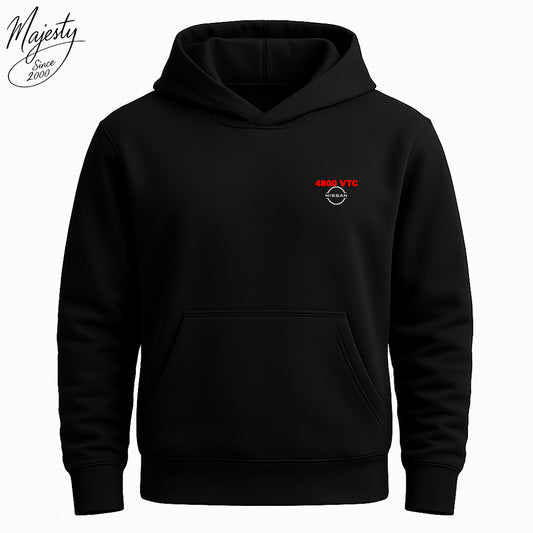 هودي أسود مخصص عالي الجودة