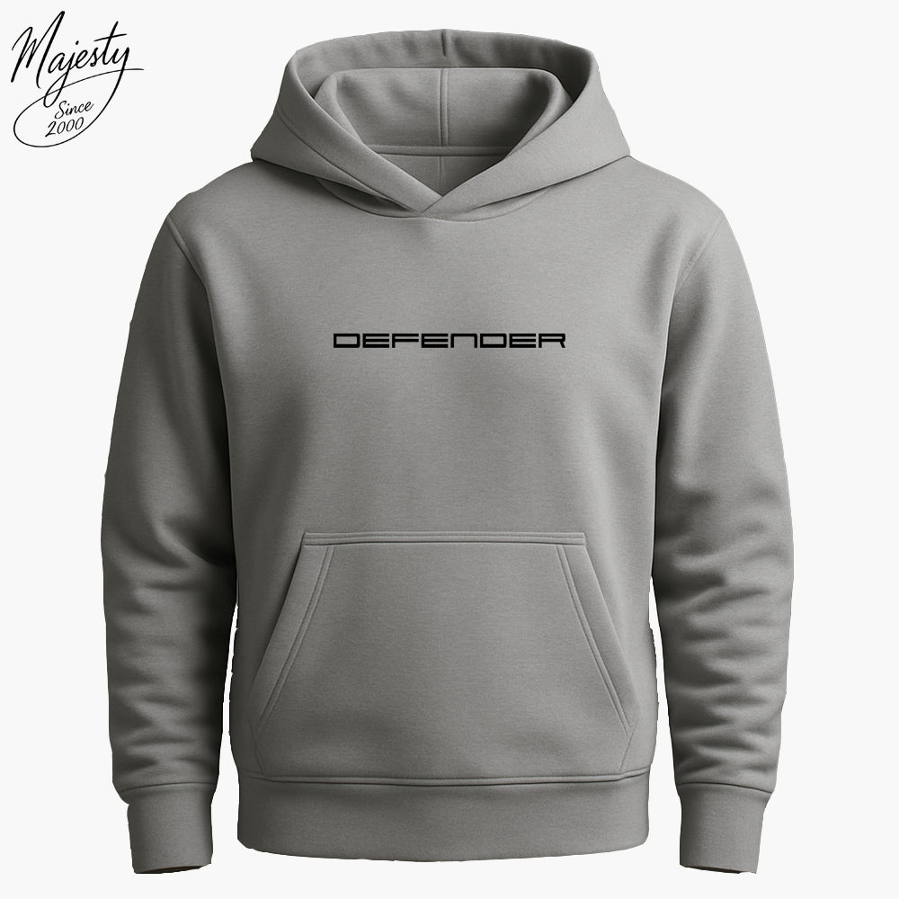 هودي رمادي لعشاق السيارات-ديفندر | Gray Hoodie For Car Lovers-Defender