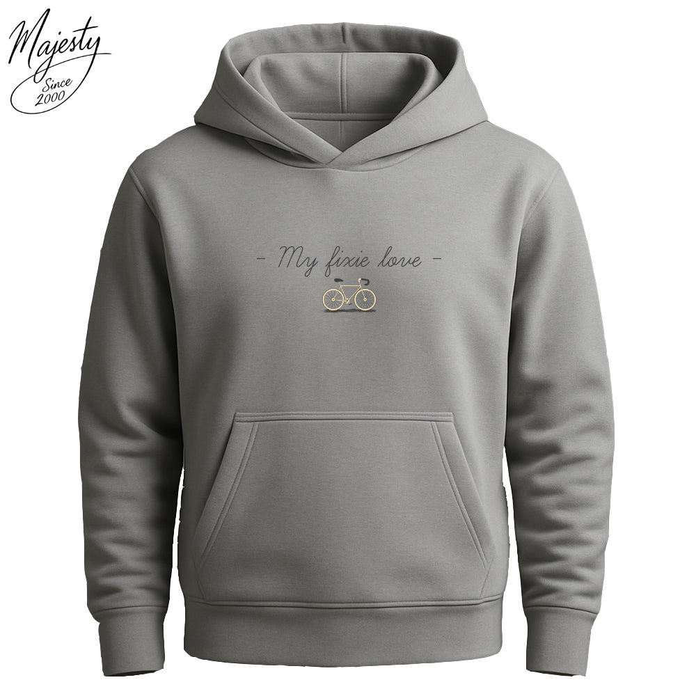 هودي رمادى لعشاق الدراجات الهوائية |  Gray Hoodie For Bicycle Lovers