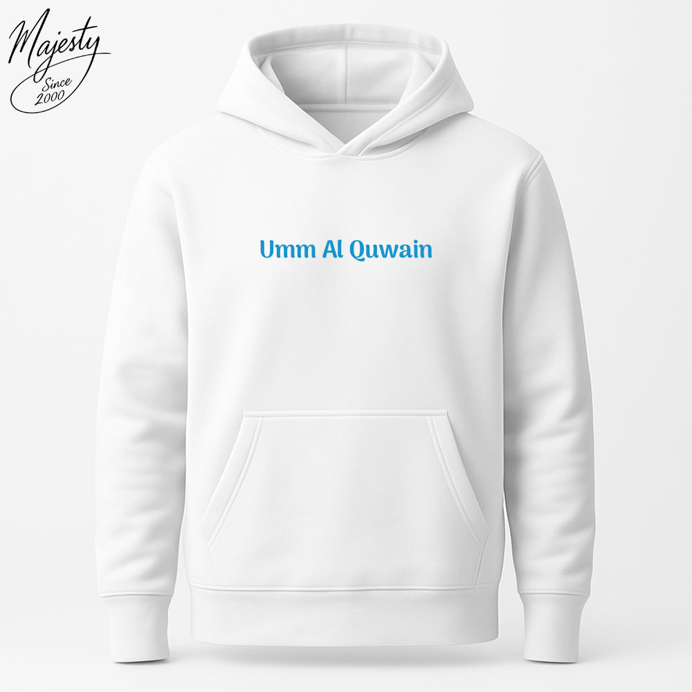 هودي أبيض مخصص | Custom White Hoodie UAE