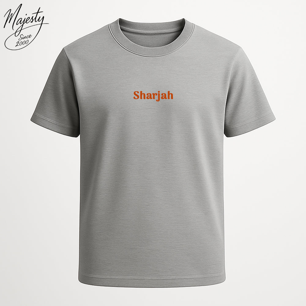 تيشيرت رمادي الشارقة | Gray T-Shirt Sharjah