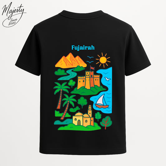 تيشيرت أسود الفجيرة | Black T-Shirt Fujairah