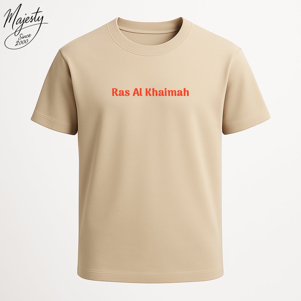 تيشيرت بيج رأس الخيمة | Beige T-Shirt RAK