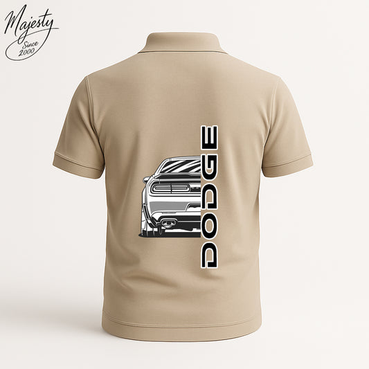 تيشيرت بولو بيج - Beige Polo T-Shirt | ماجستي شوب
