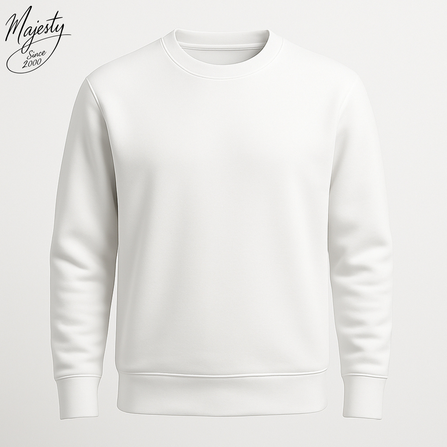 سويتر أبيض-للجنسين | White Sweater-Unisex