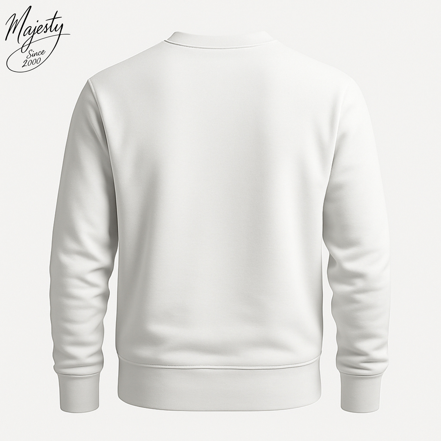 سويتر أبيض-للجنسين | White Sweater-Unisex