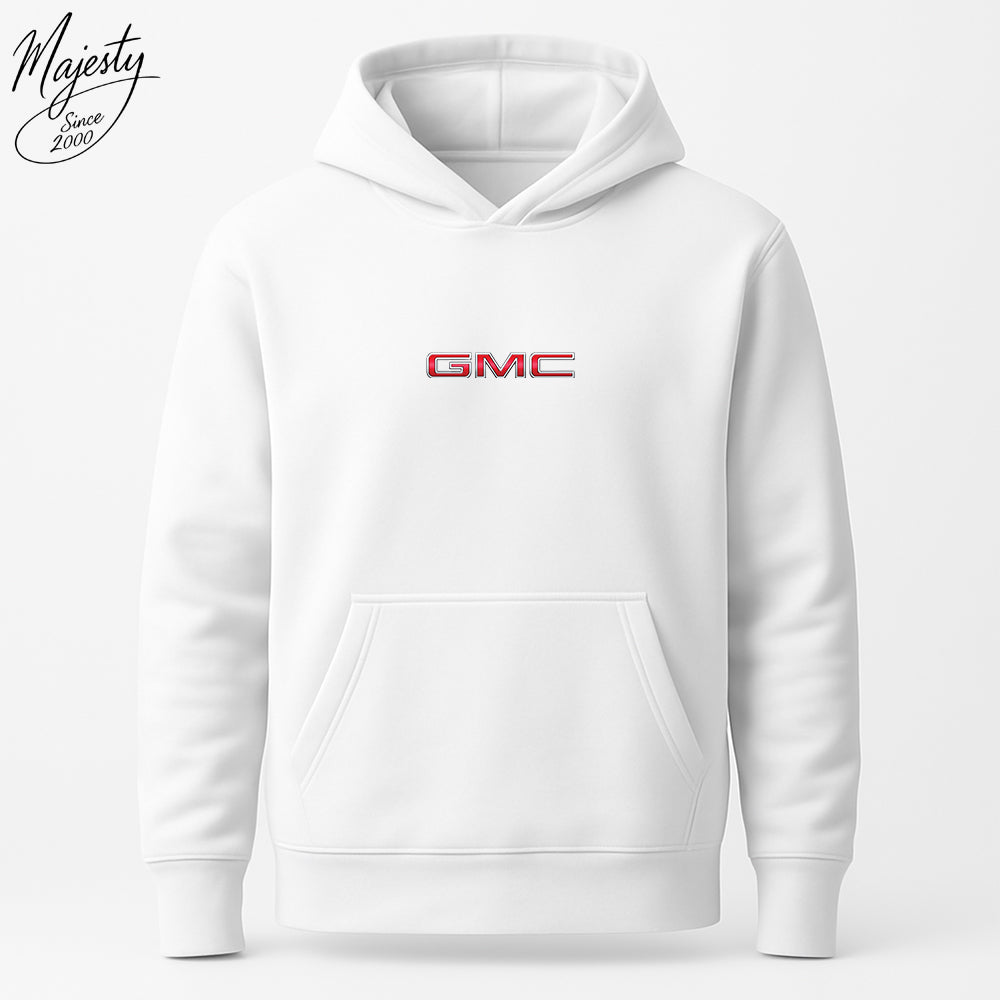 هودي أبيض لعشاق السيارات-جمس | White Hoodie For Car Lovers-GMC